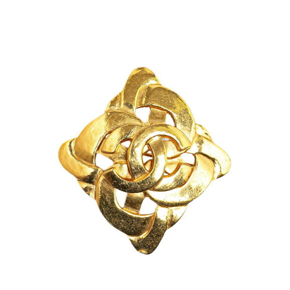 Chanel CC Diamond Brooch  Metal Brooch in Good condition - Picture 1 of 5